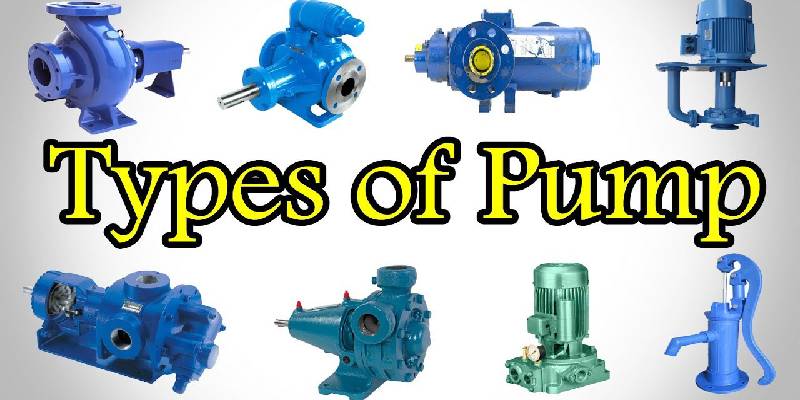 Image That shows the Different Types of Pumps